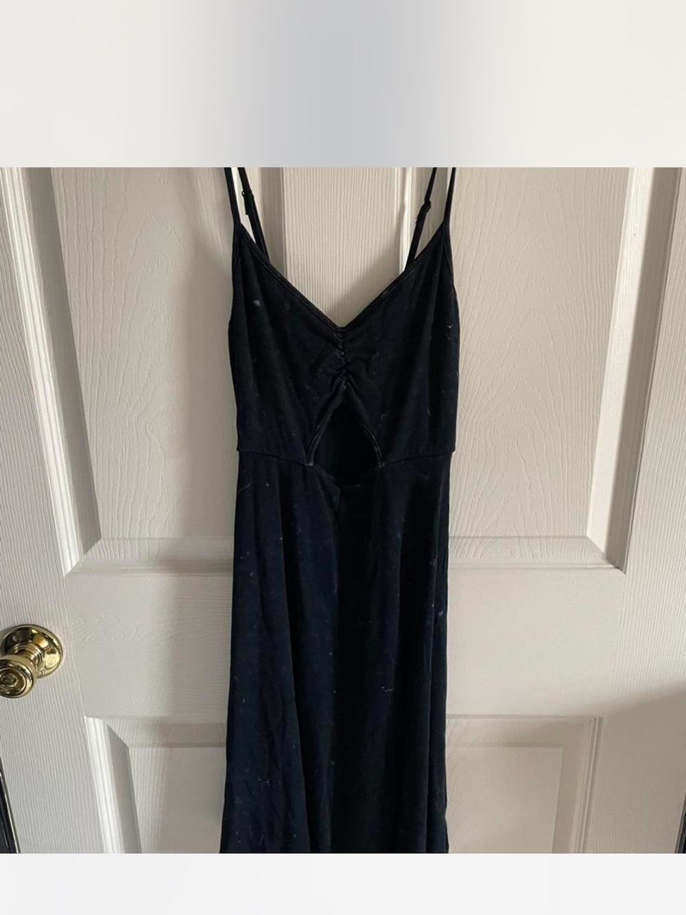 American Eagle Outfitters Black Mini Dress with Cutout